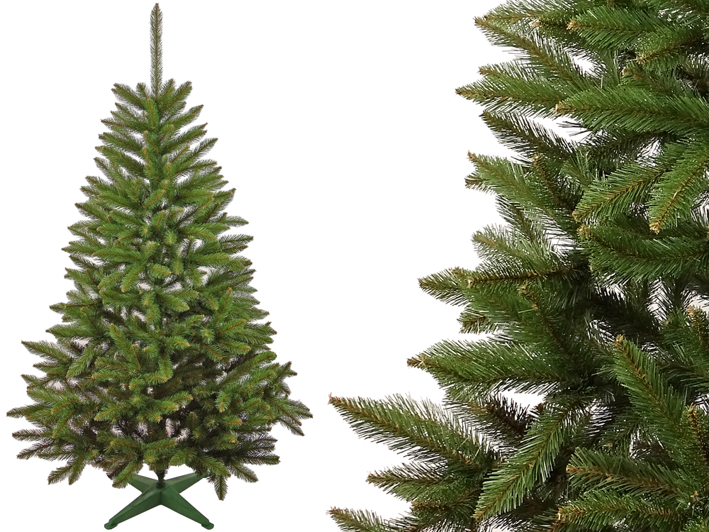 Umělý vánoční stromeček smrk přírodní 150 cm