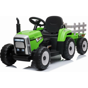 Elektrický traktor s vlečkou Blow zelený