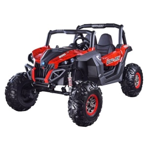 Elektrické autíčko Buggy SuperStar 4x4 lakované červené