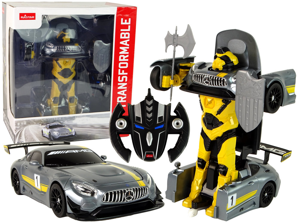 RASTAR Auto Robot Transformers 2v1 na dálkové ovládání RC Mercedes Rastar 1:14