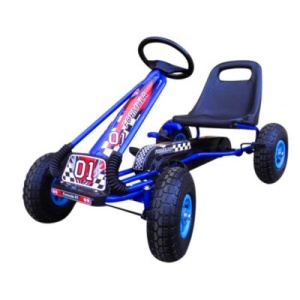 Dětská šlapací motokára G1 modrá