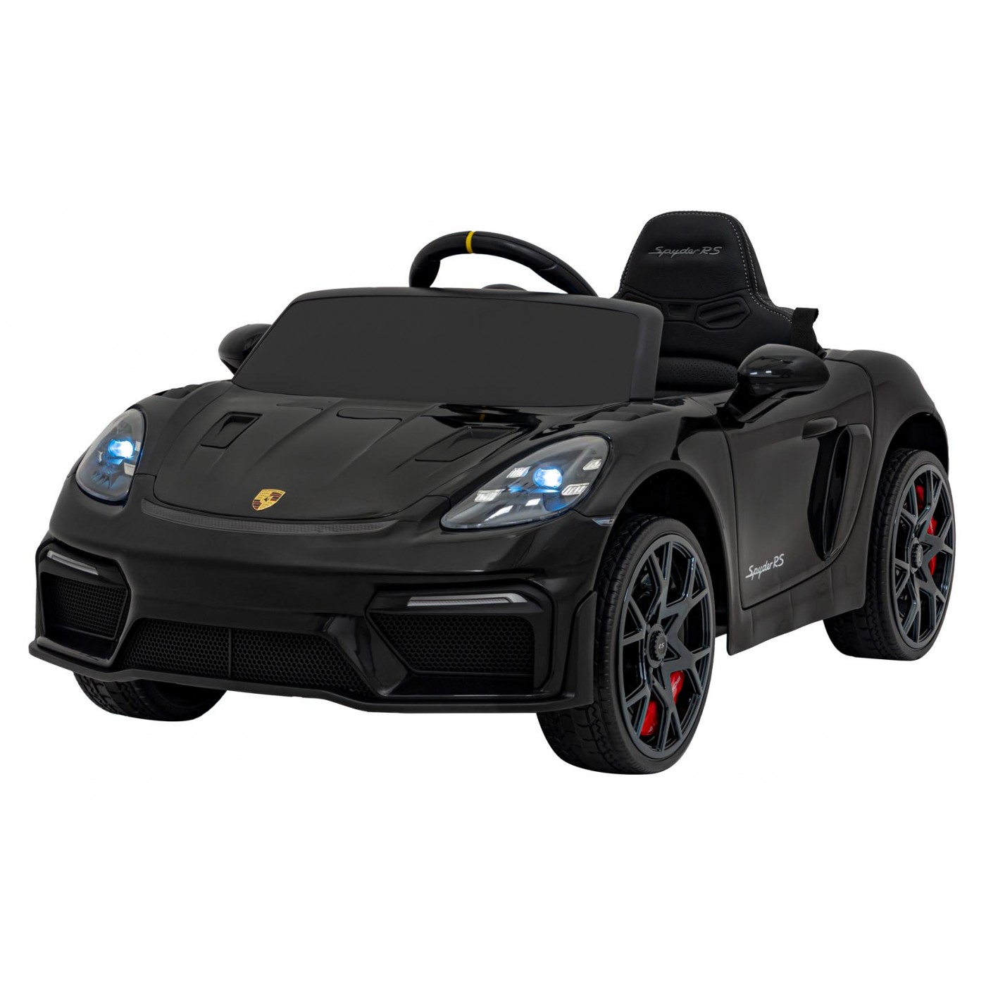Elektrické autíčko Porsche Spyder RS 718 černé
