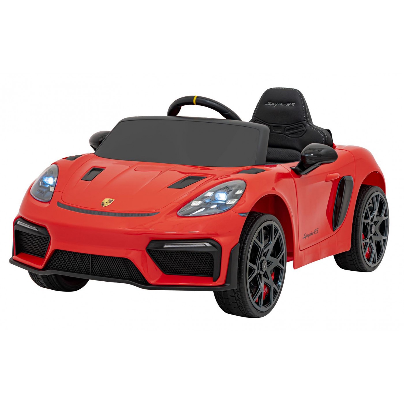 Elektrické autíčko Porsche Spyder RS 718 červené