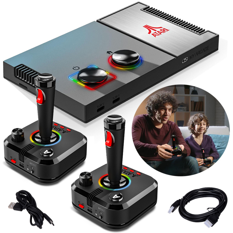 Retro televizní konzole ATARI 200 her