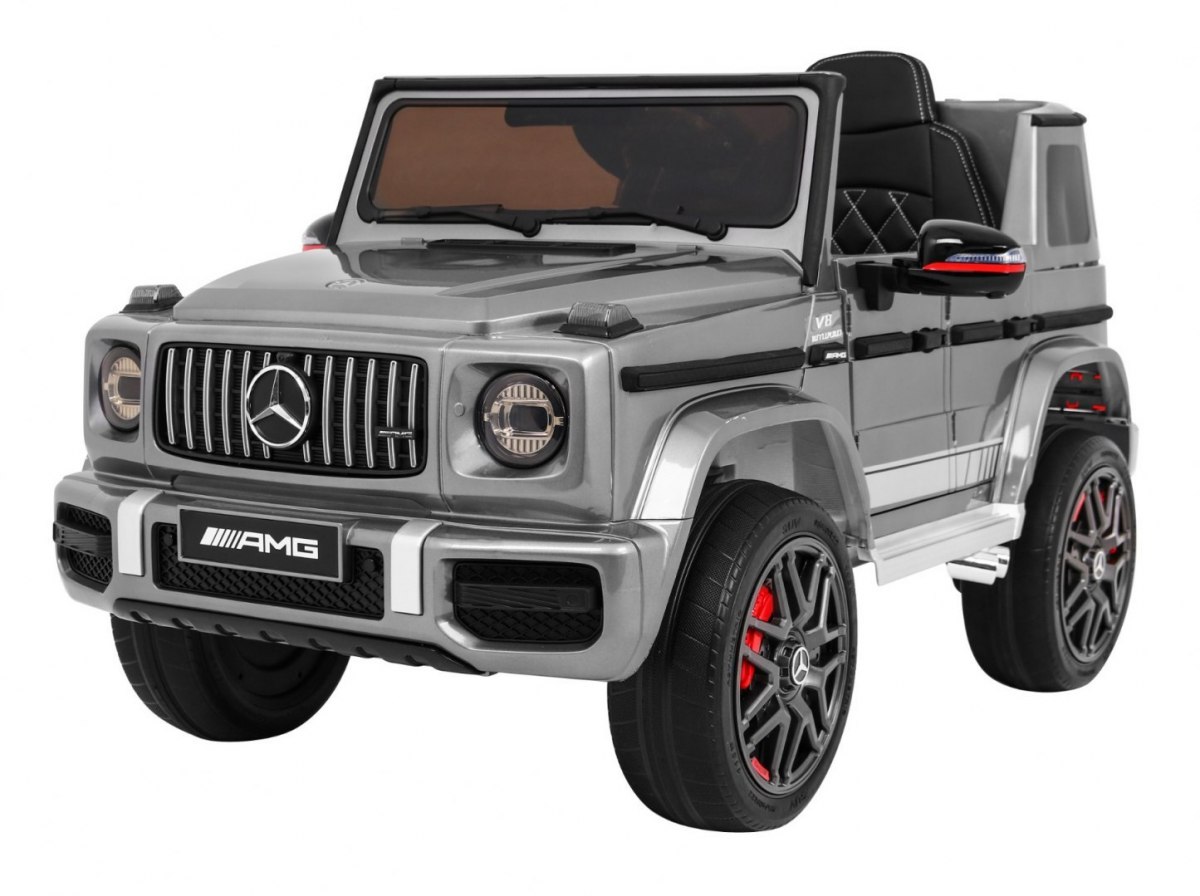 Elektrické autíčko Mercedes G63 AMG MAXI lakované stříbrné