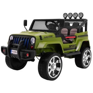 Elektrické autíčko Jeep Raptor 4x4 zelené