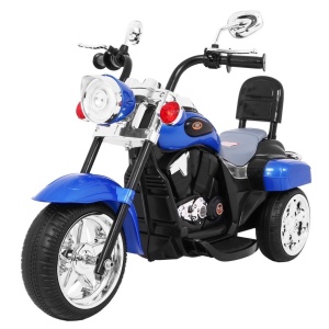Dětská elektrická motorka Chopper modrá