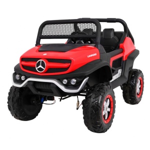 Dětské elektrické auto Buggy 4x4 Mercedes-Benz Unimog červené