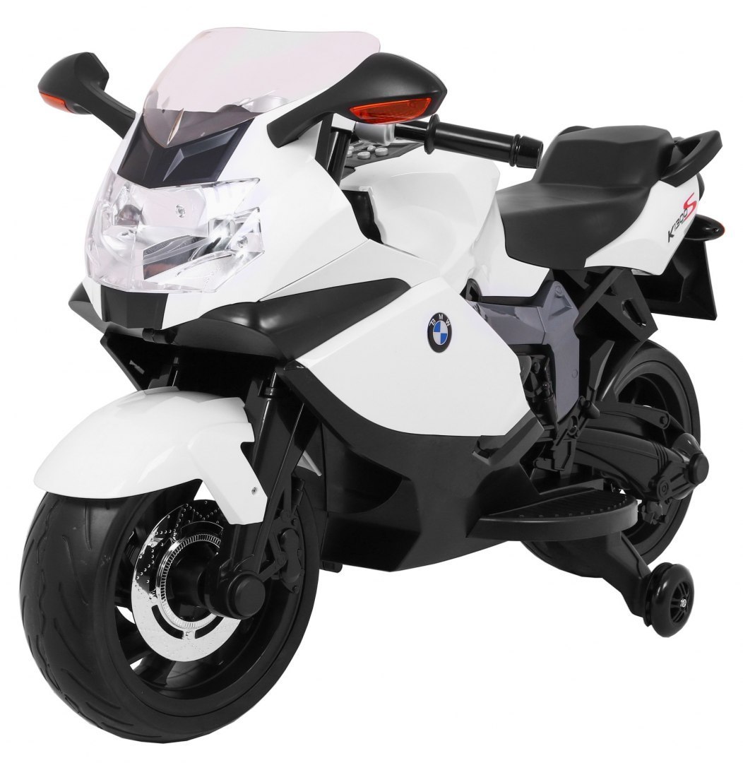 Dětská elektrická motorka BMW K1300S bílá