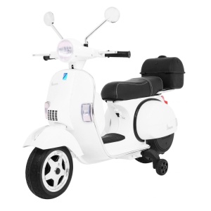 Dětský elektrický skútr Vespa bílý