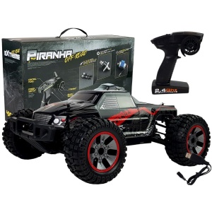 Auto na dálkové ovládání RC 4x4 1:10 Piranha 40 km/h červené