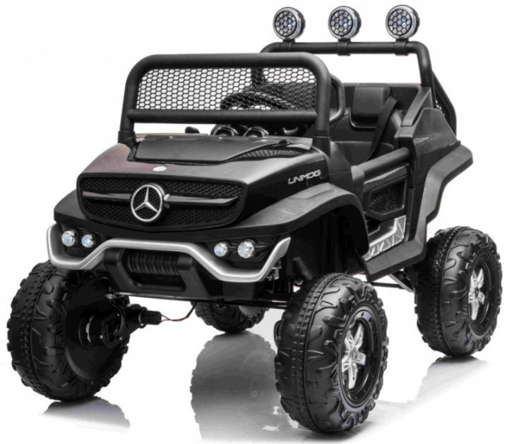 Dětské elektrické autíčko Buggy Mercedes-Benz Unimog 4x4 černé