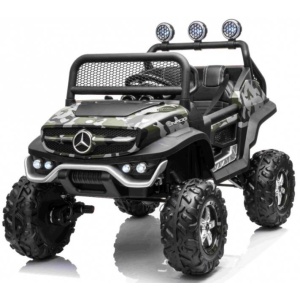 Dětské elektrické autíčko Buggy Mercedes-Benz Unimog 4x4 lakované maskáčové