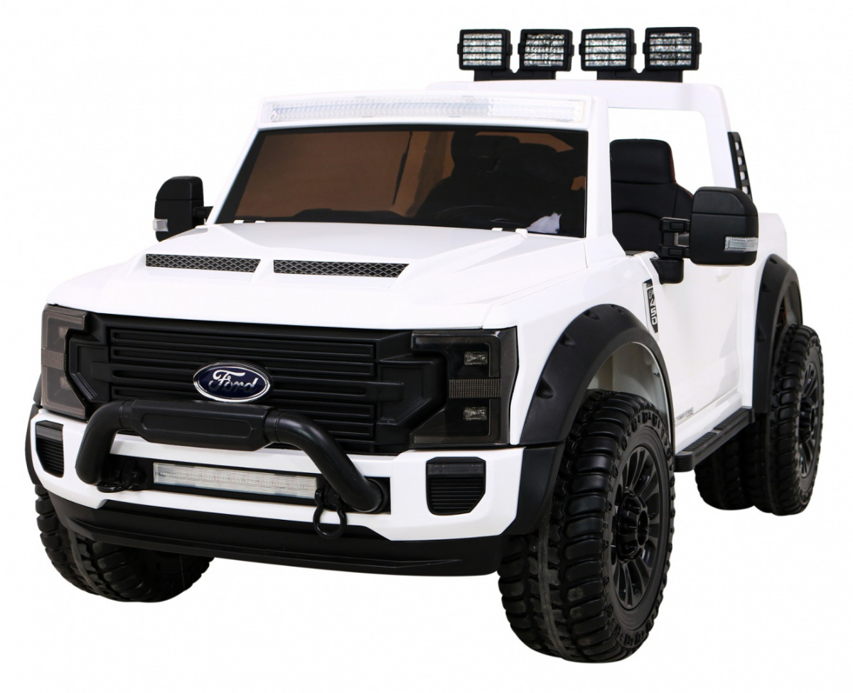 Elektrické autíčko Ford Super Duty 4x4 bílé