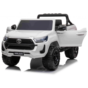 Elektrické autíčko Toyota Hilux bílé