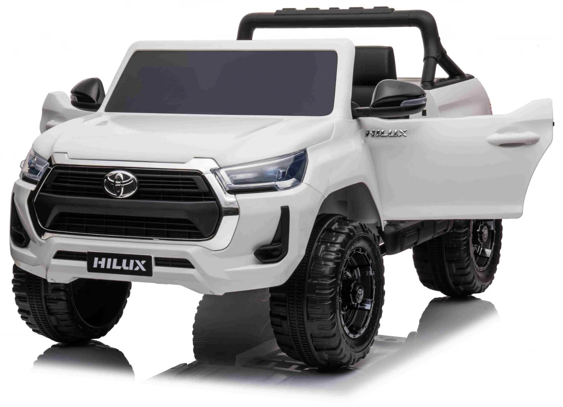Elektrické autíčko Toyota Hilux bílé
