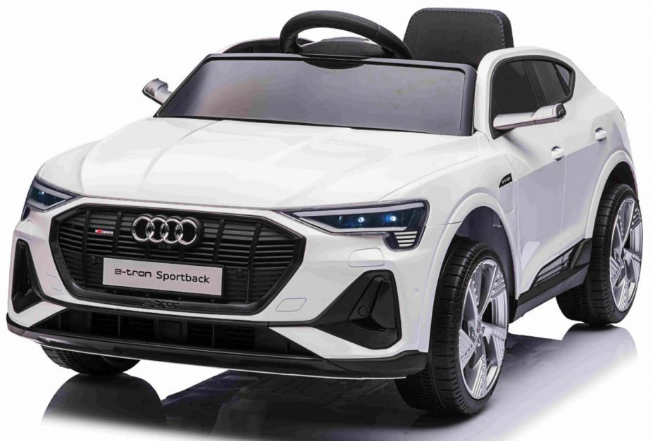 Elektrické autíčko Audi E-Tron Sportback EVA kola 4x4 bílé