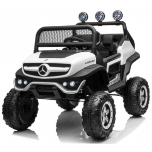 Dětské elektrické autíčko Buggy Mercedes-Benz Unimog 4x4 bílé