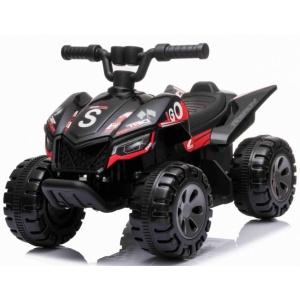 Dětská elektrická čtyřkolka The Fastest černá