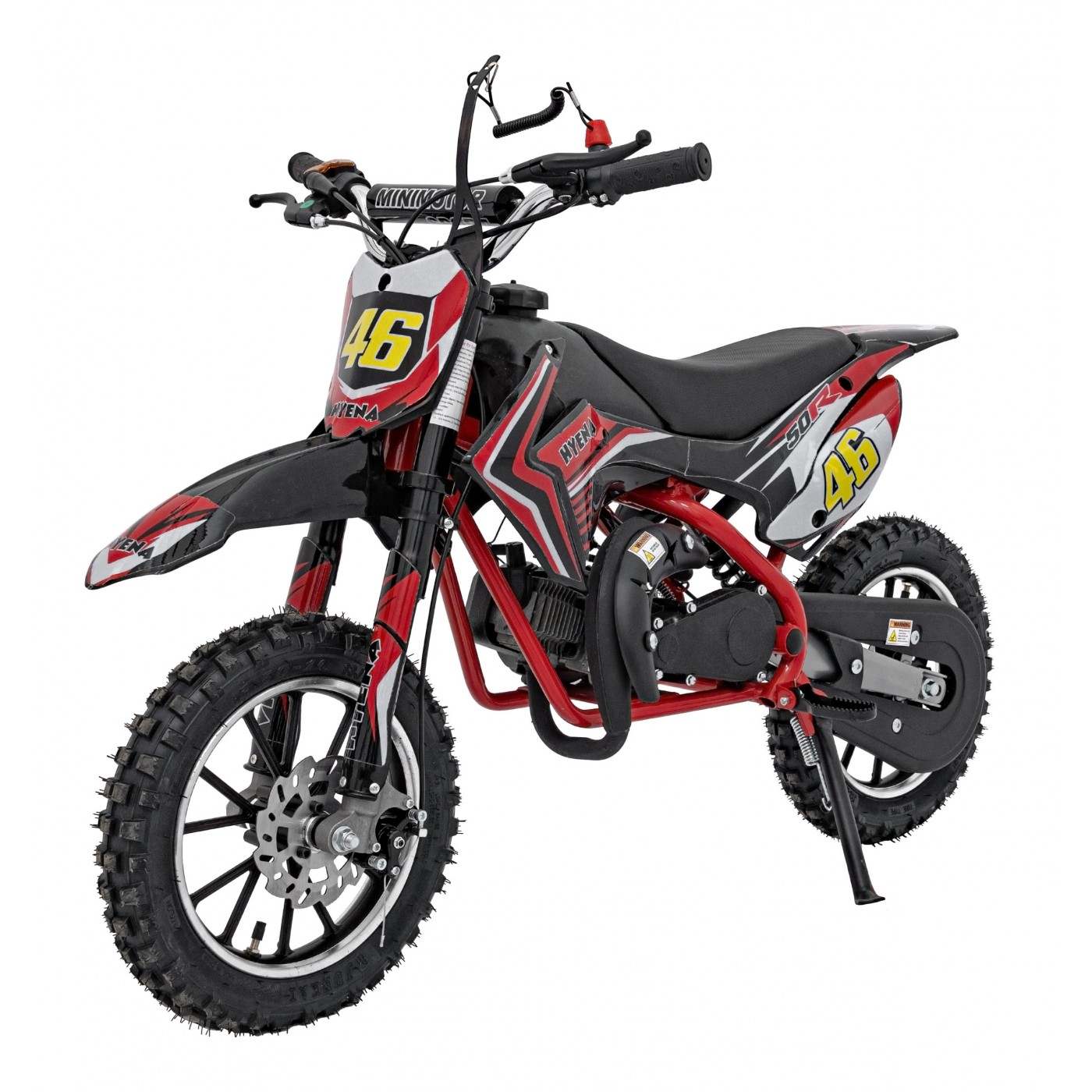 Dětská benzínová motorka RENEGADE 50R červená