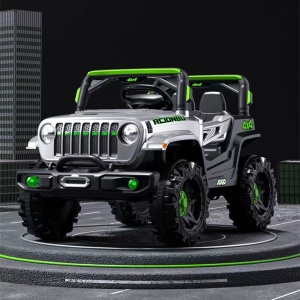 Elektrické autíčko Terrain 4x4 šedé