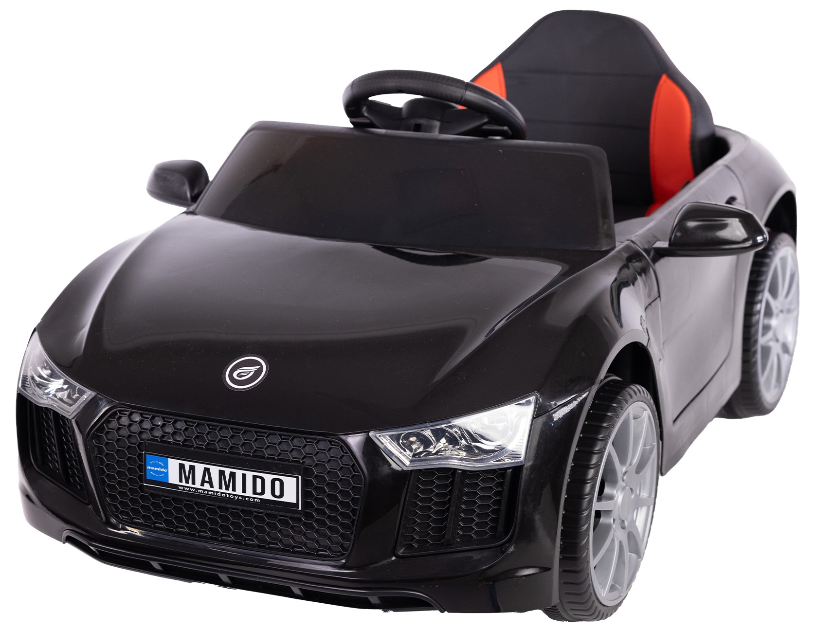 Elektrické autíčko Fast Wing eko-kůže černé