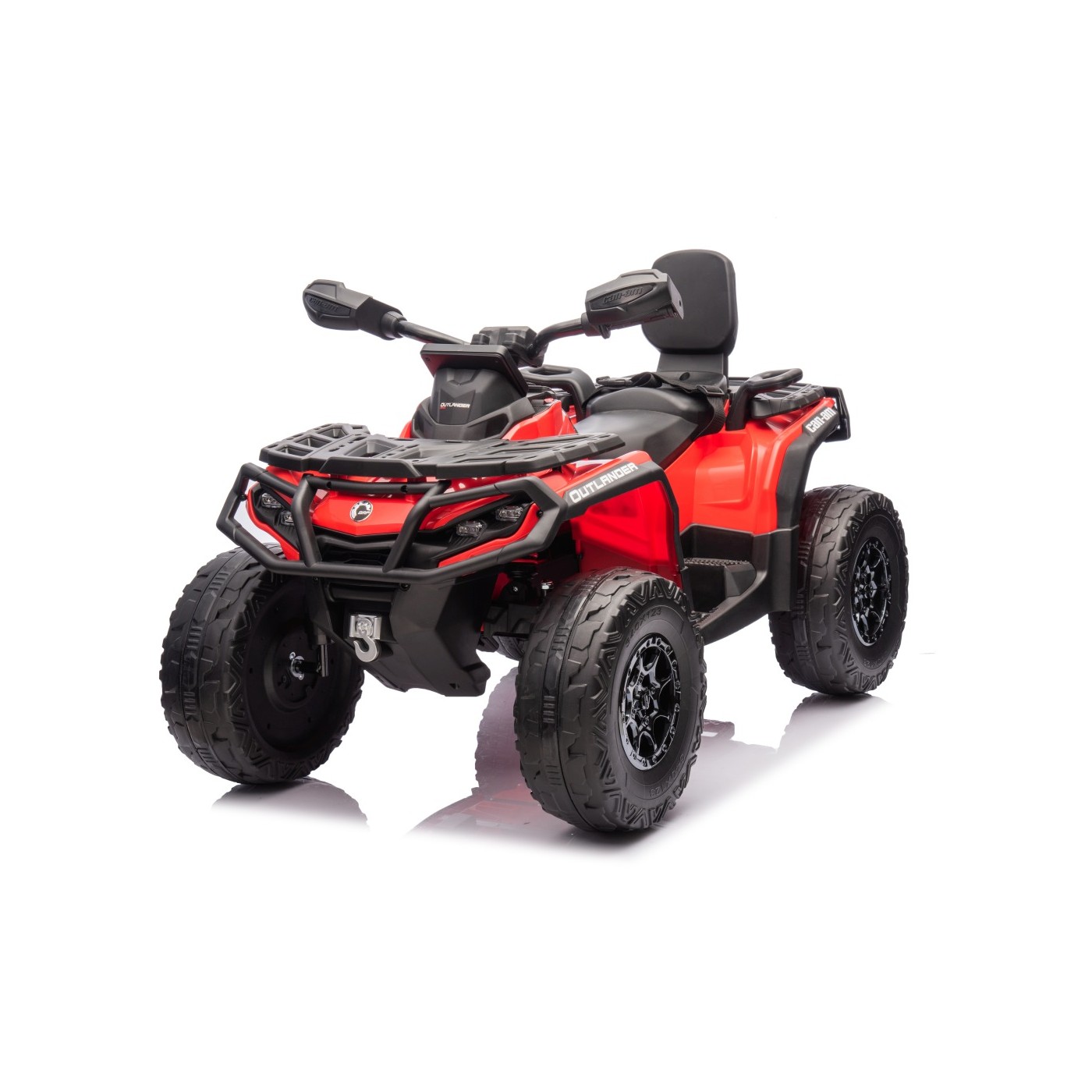 Dětská elektrická čtyřkolka Can-Am Outlander ATV 24V 4x200W červená