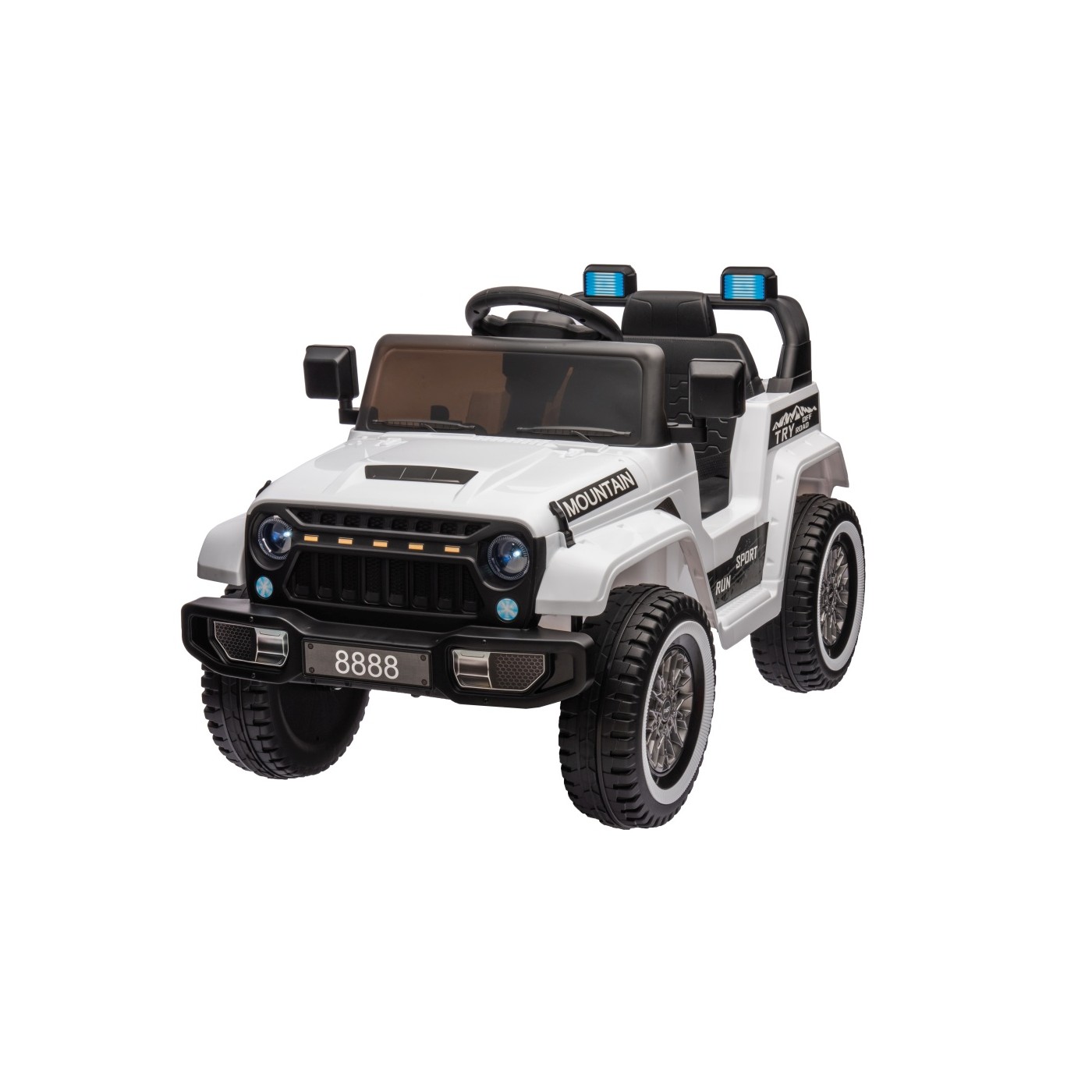 Elektrické autíčko OFF ROAD Mountain bílé