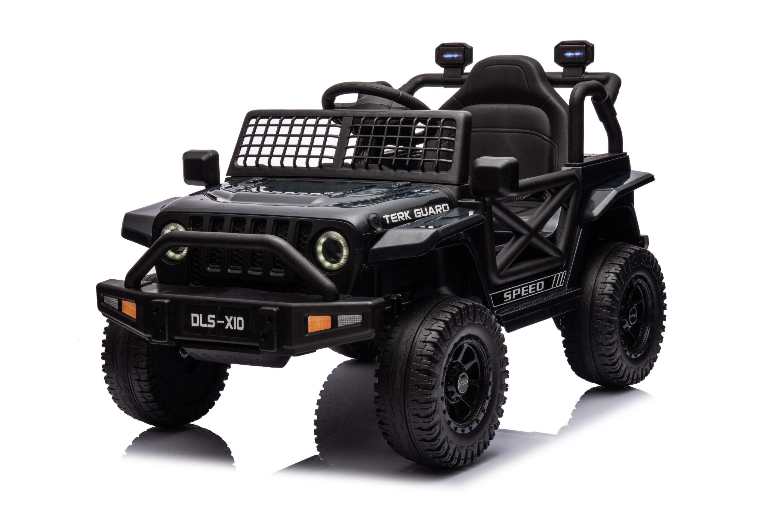 Elektrické autíčko OFFROAD černé 12V Vysoký podvozek