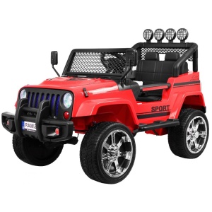 Elektrické autíčko Jeep Raptor 4x4 červené