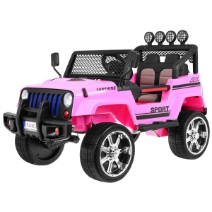 Elektrické autíčko Jeep Raptor 4x4 růžové