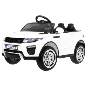 Elektrické autíčko sportovní Rapid Racer bílý