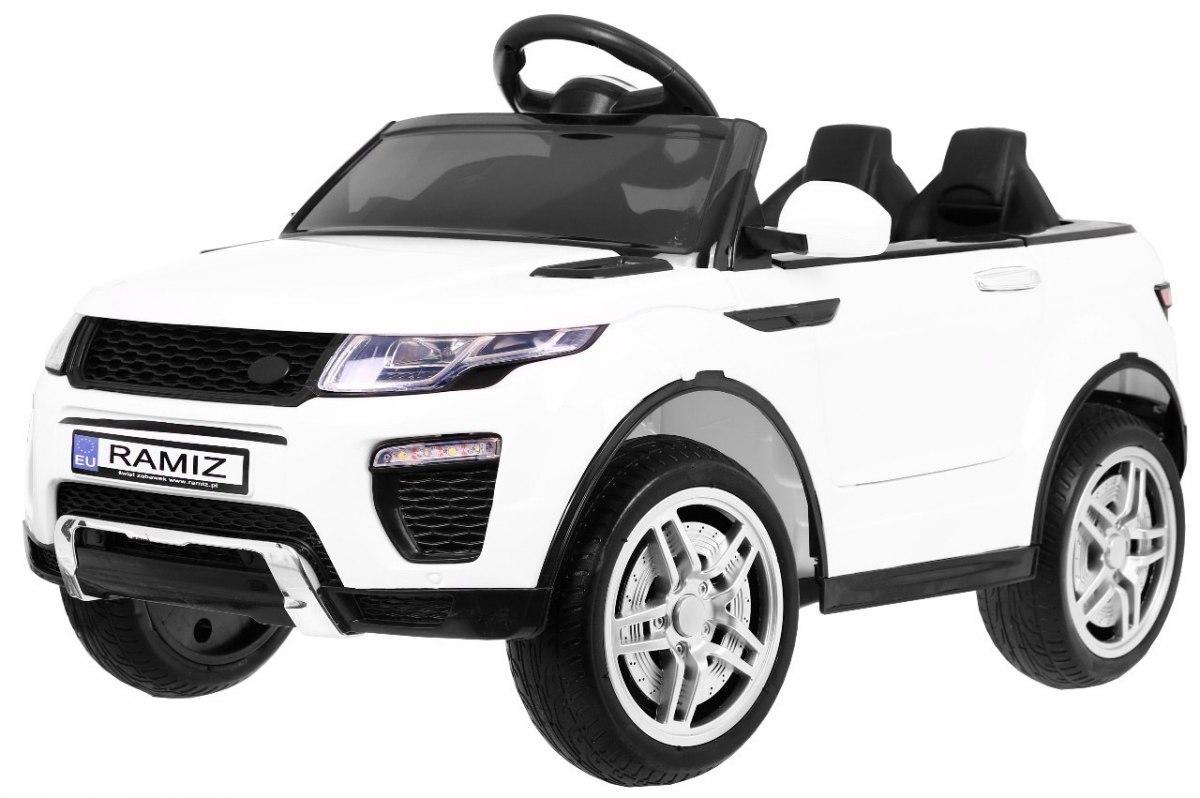 Elektrické autíčko sportovní Rapid Racer bílý