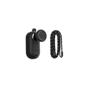 Černý silikonový chránič a kryt objektivu na kameru Insta360 GO 3S 1INST434