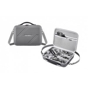 Šedé pouzdro na stabilizátor DJI RS 4 Mini s popruhem přes rameno 1DJ4130