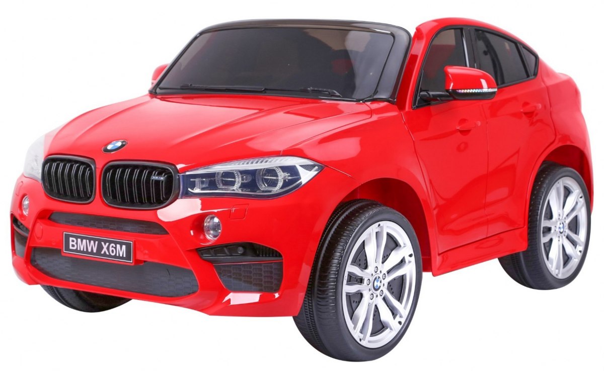 Elektrické autíčko BMW X6 M dvoumístné XXL červené