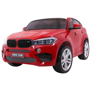Elektrické autíčko BMW X6 M dvoumístné XXL lakované červené