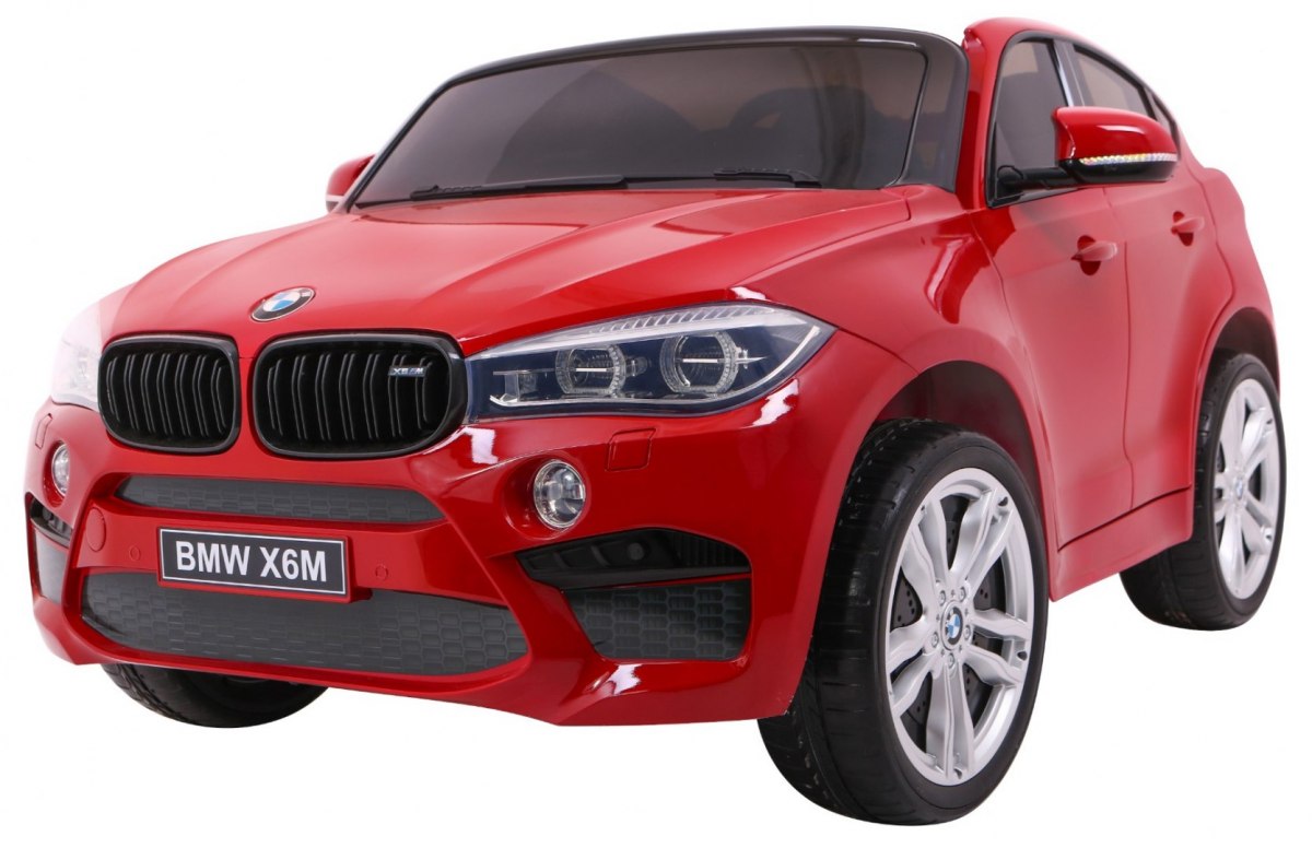 Elektrické autíčko BMW X6 M dvoumístné XXL lakované červené