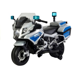 Elektrická motorka BMW R1200 Policie stříbrná