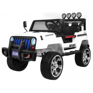 Elektrické autíčko Jeep Raptor 4x4 bílé