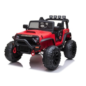 Elektrické autíčko Jeep Brothers červené 24V 2x200W