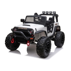 Elektrické autíčko Jeep Brothers bílé 24V 2x200W