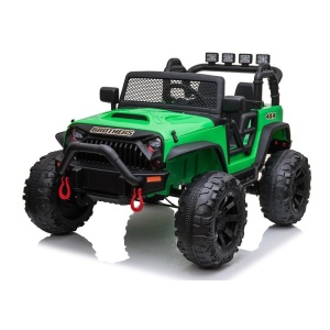 Elektrické autíčko Jeep Brothers zelené 24V 2x200W