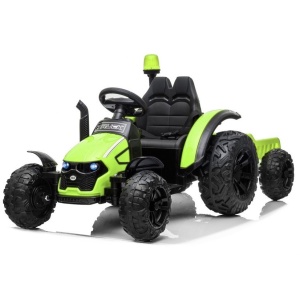 Dětský elektrický traktor s vlečkou Truck zelený
