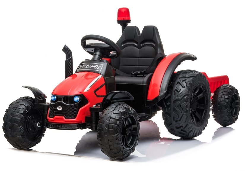 Dětský elektrický traktor s vlečkou Truck červený