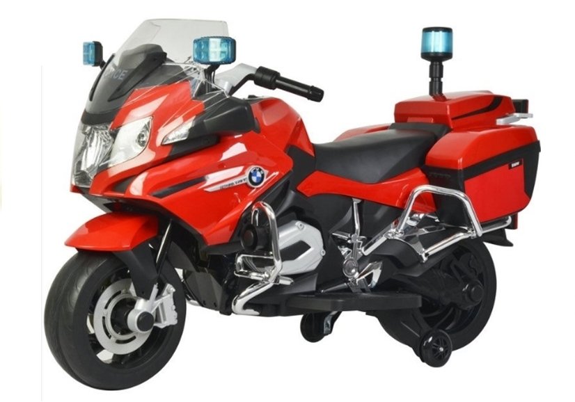 Elektrická motorka BMW R1200 Policie červená