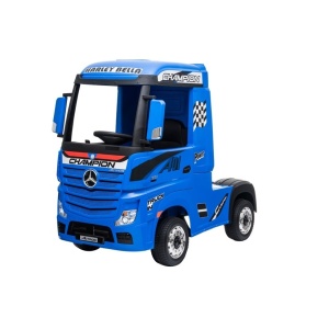 Dětský elektrický kamion Mercedes-Benz Actros 4x4 MP4 lakovaný modrý