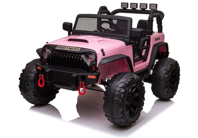 Dětské elektrické autíčko Jeep Power růžové