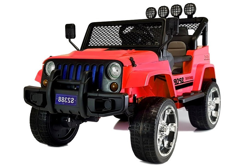 Elektrické autíčko Jeep Raptor 4x4 červené