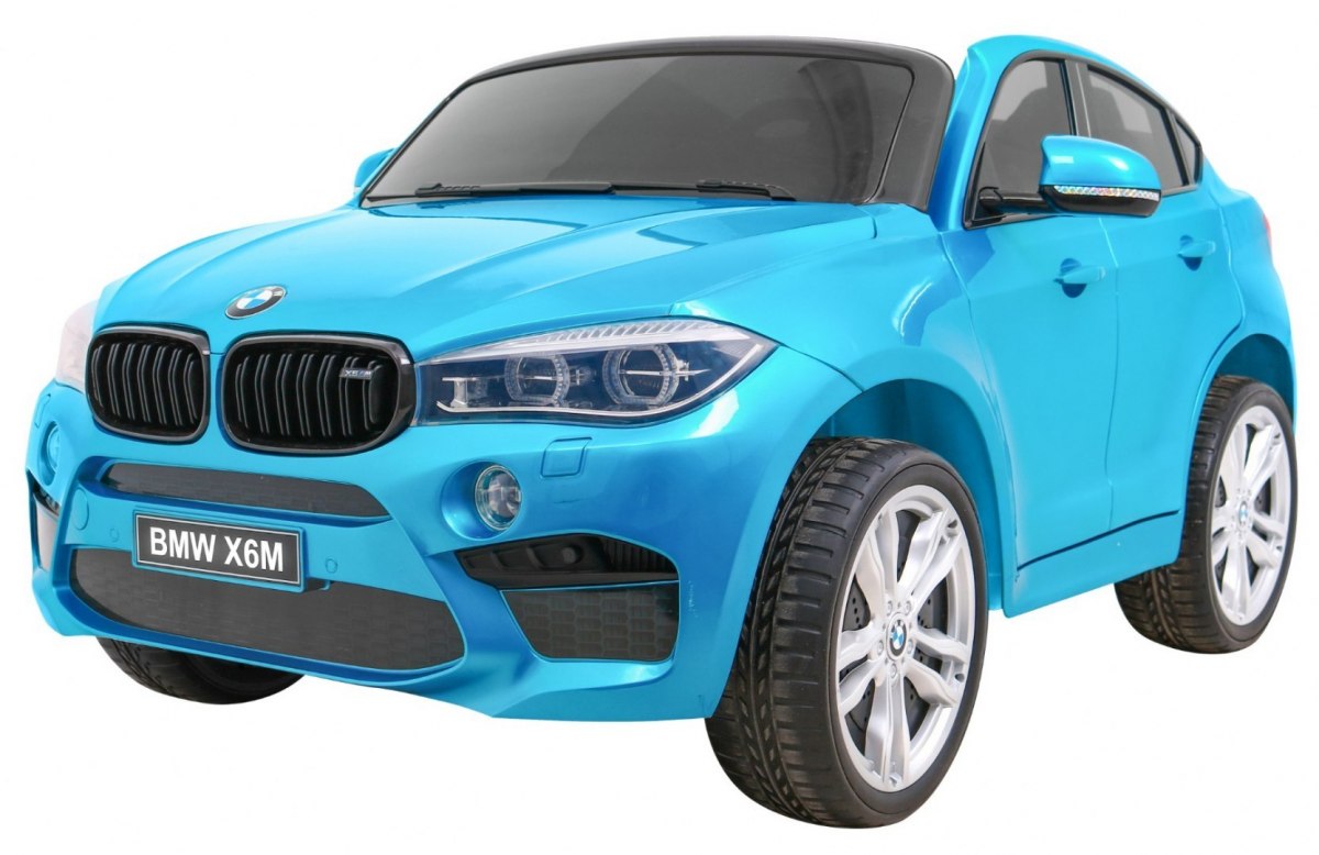 Elektrické autíčko BMW X6 M dvoumístné XXL lakované modré